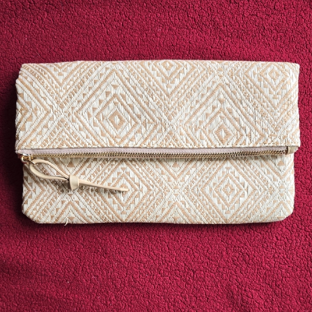 Elegant Cream Clutch Bag